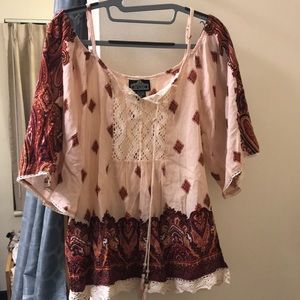 Off the shoulder blouse